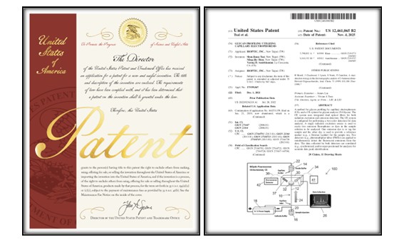 BiOptic Awarded U.S. Patent for “Glycan Profiling Utilizing Capillary Electrophoresis”